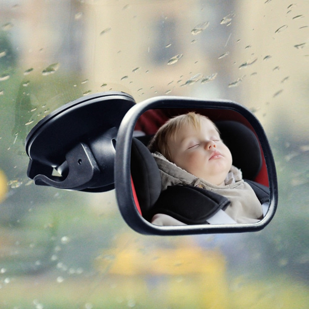 Adjustable Car Baby Mirror with Safety Glass by HitMyNeed