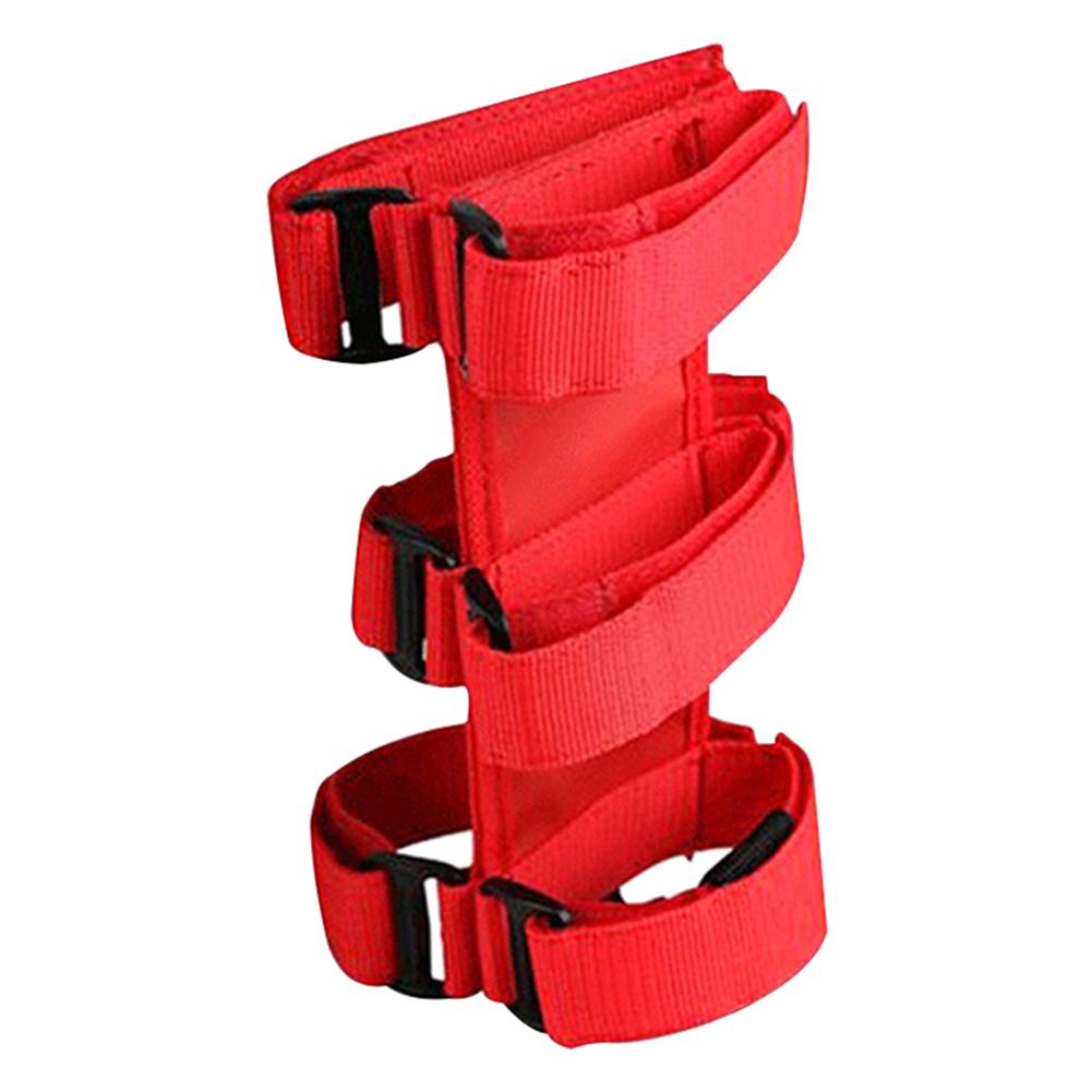 Adjustable Car Fire Extinguisher Mounting Strap red by HitMyNeed