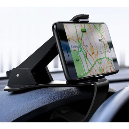 Adjustable Car Phone Holder with Dashboard Clip by HitMyNeed