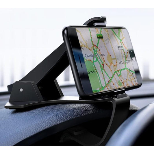 Adjustable Car Phone Holder with Dashboard Clip by HitMyNeed