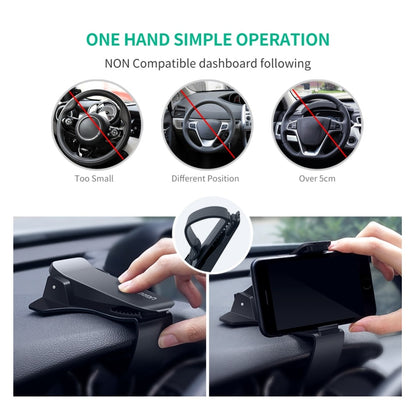 Adjustable Car Phone Holder with Dashboard Clip by HitMyNeed