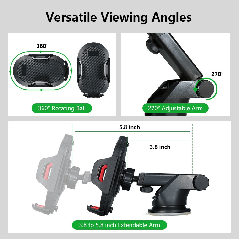 Adjustable Cell Phone Car Mount Holder by HitMyNeed