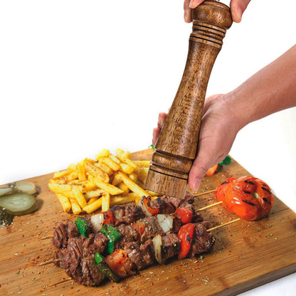 Adjustable Ceramic Core Salt & Pepper Grinder Set by HitMyNeed