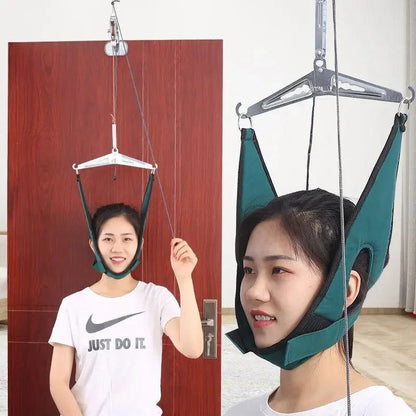 Adjustable Cervical Traction Neck Stretcher Belt by HitMyNeed