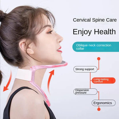 Adjustable Cervical Traction Neck Support Collar by HitMyNeed