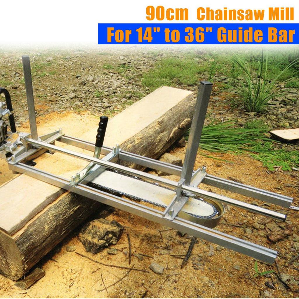 Adjustable Chainsaw Mill for 18-36" Guide Bars by HitMyNeed