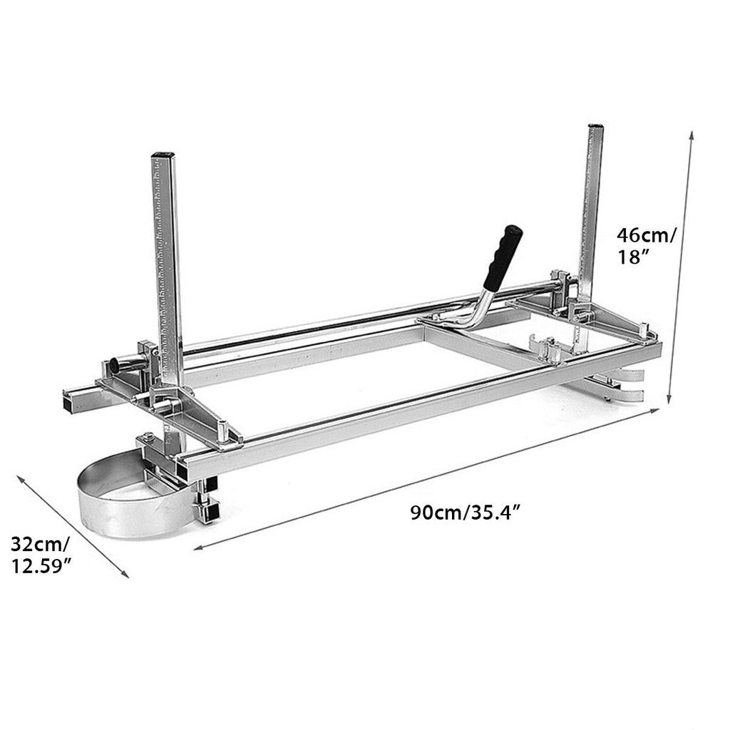 Adjustable Chainsaw Mill for 18-36" Guide Bars by HitMyNeed