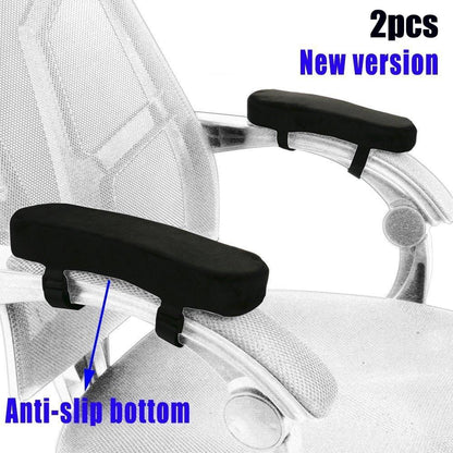 Adjustable Chair Armrest Pads with Straps (2-Pack) by HitMyNeed