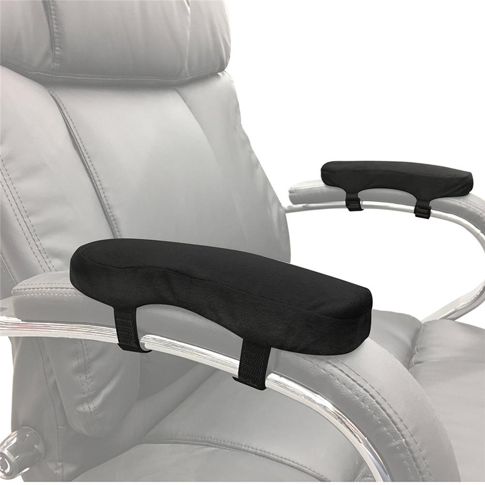 Adjustable Chair Armrest Pads with Straps (2-Pack) by HitMyNeed