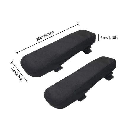 Adjustable Chair Armrest Pads with Straps (2-Pack) by HitMyNeed