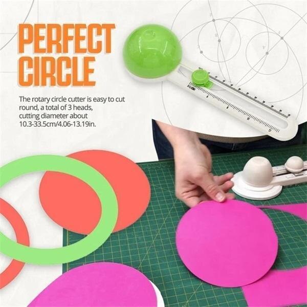 Adjustable Circle Paper Cutter with Ruler by HitMyNeed