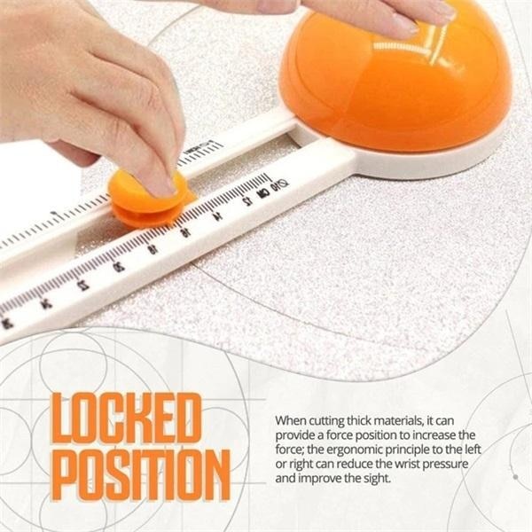 Adjustable Circle Paper Cutter with Ruler by HitMyNeed