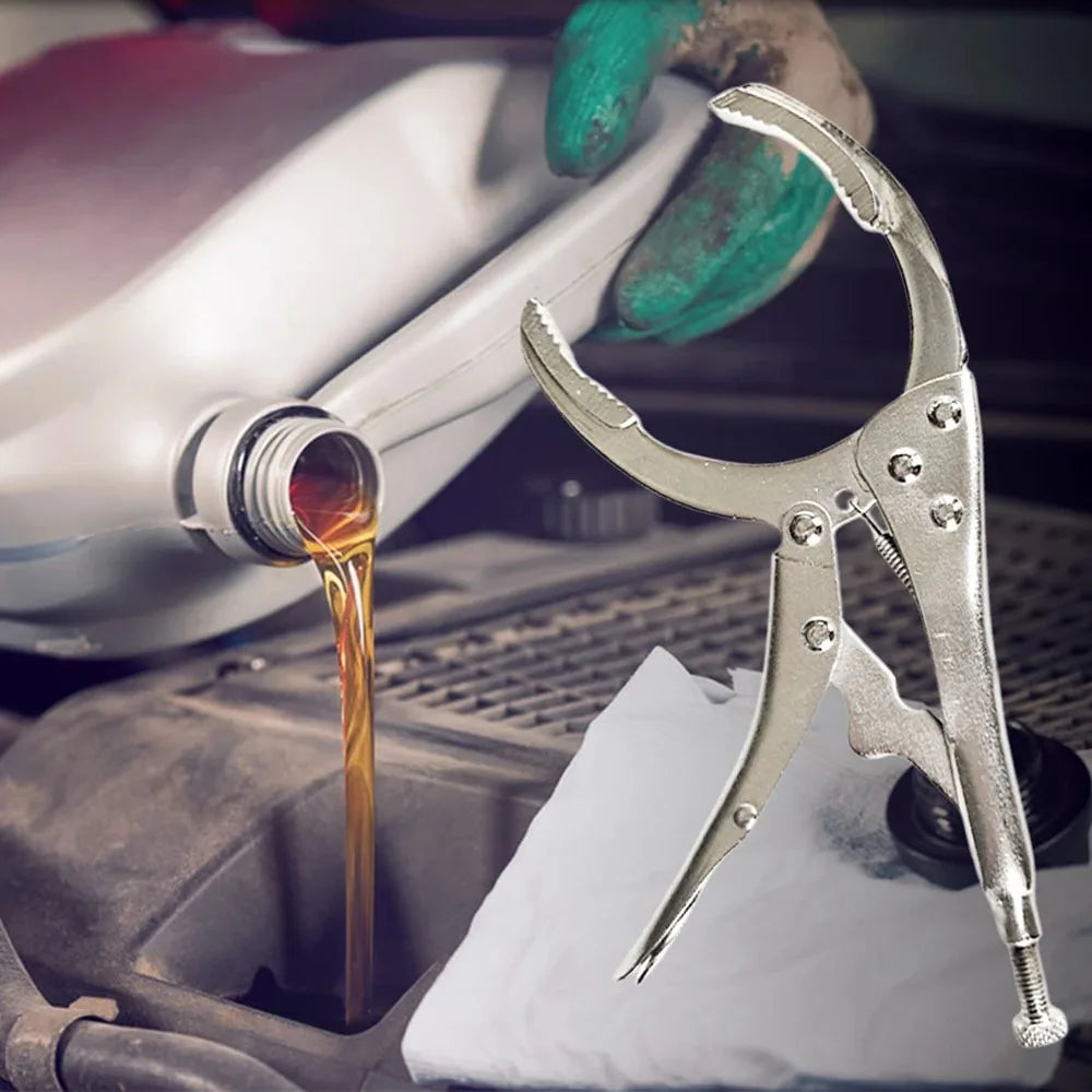 Adjustable Clamp Oil Filter Wrench for Car Maintenance by HitMyNeed
