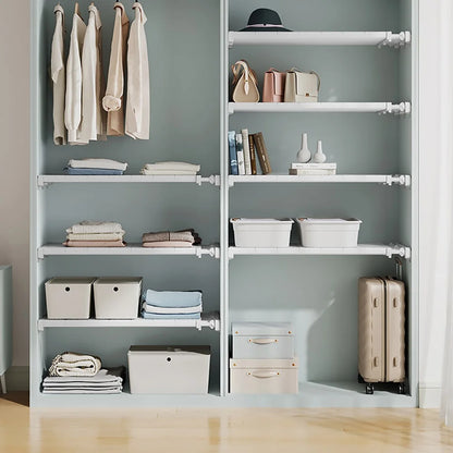 Adjustable Closet & Kitchen Wall Mounted Storage Rack by HitMyNeed
