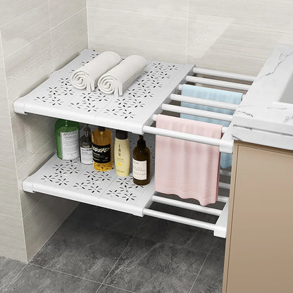 Adjustable Closet & Kitchen Wall Mounted Storage Rack by HitMyNeed