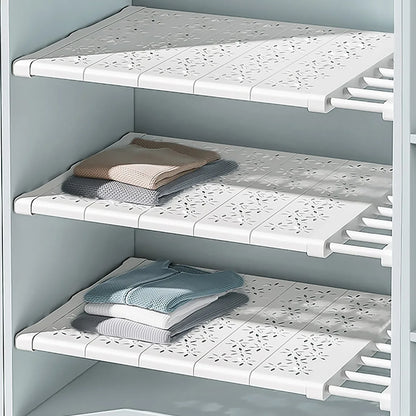 Adjustable Closet & Kitchen Wall Mounted Storage Rack W24xL29-40cm by HitMyNeed