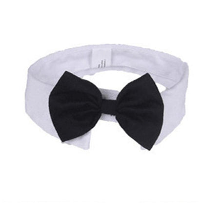 Adjustable Cotton Dog & Cat Necktie Set with Collar bow-tie l by HitMyNeed