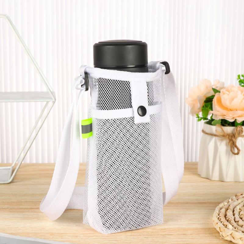 Adjustable Crossbody Mesh Water Bottle Holder by HitMyNeed