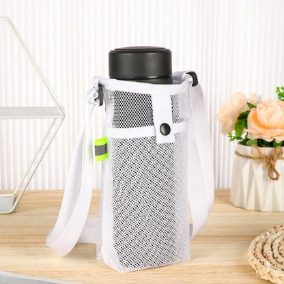 Adjustable Crossbody Mesh Water Bottle Holder by HitMyNeed