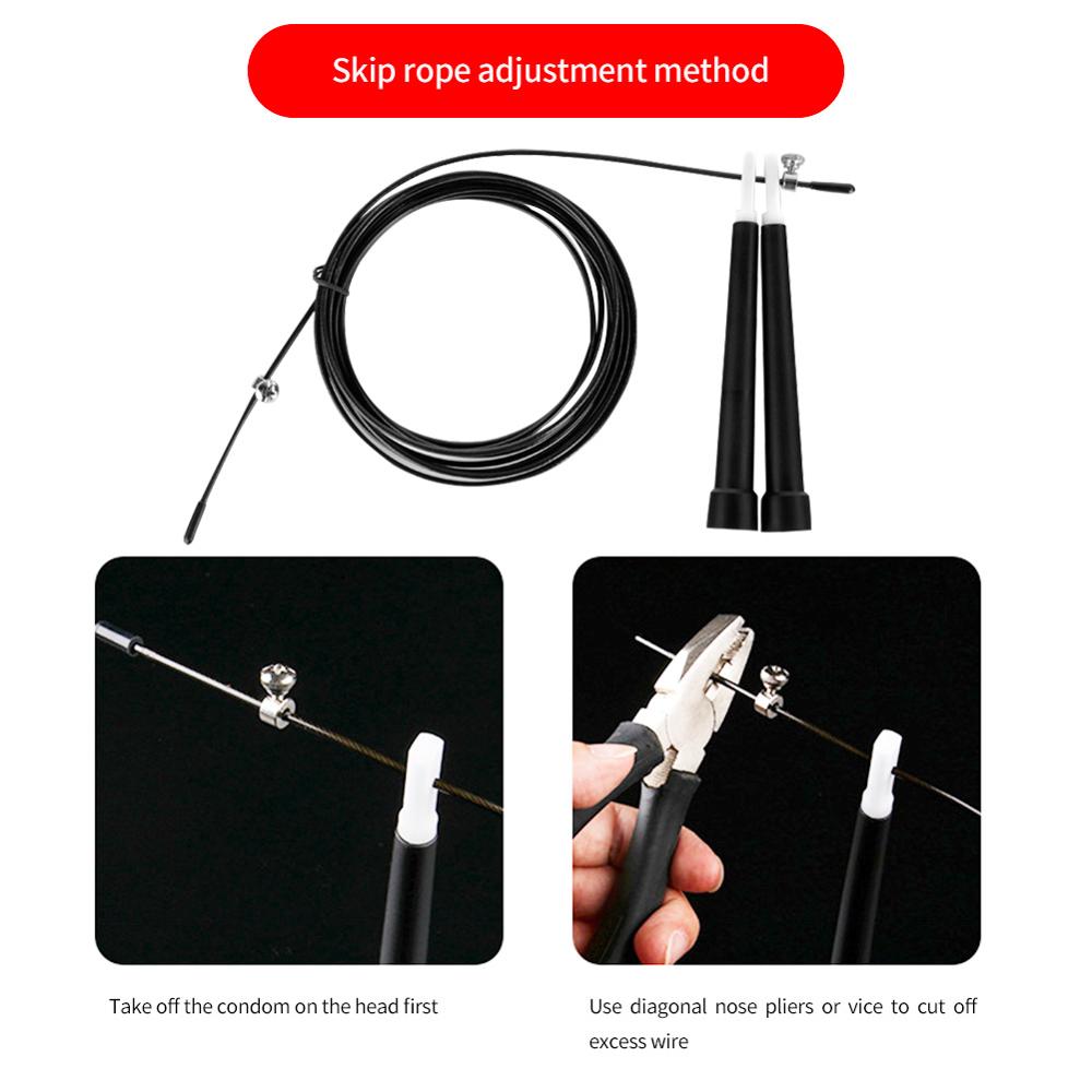 Adjustable CrossFit Skipping Rope with Steel Cable by HitMyNeed