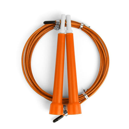 Adjustable CrossFit Skipping Rope with Steel Cable orange by HitMyNeed