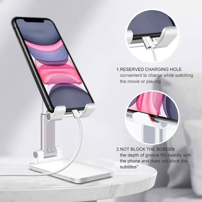 Adjustable Desktop Phone & Tablet Stand Holder by HitMyNeed