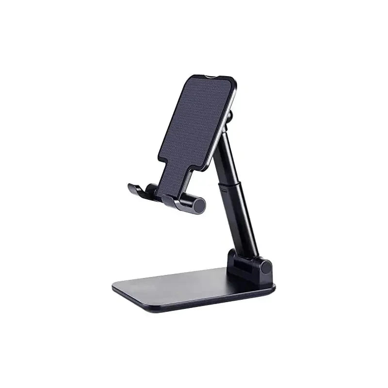 Adjustable Desktop Phone & Tablet Stand Holder black by HitMyNeed
