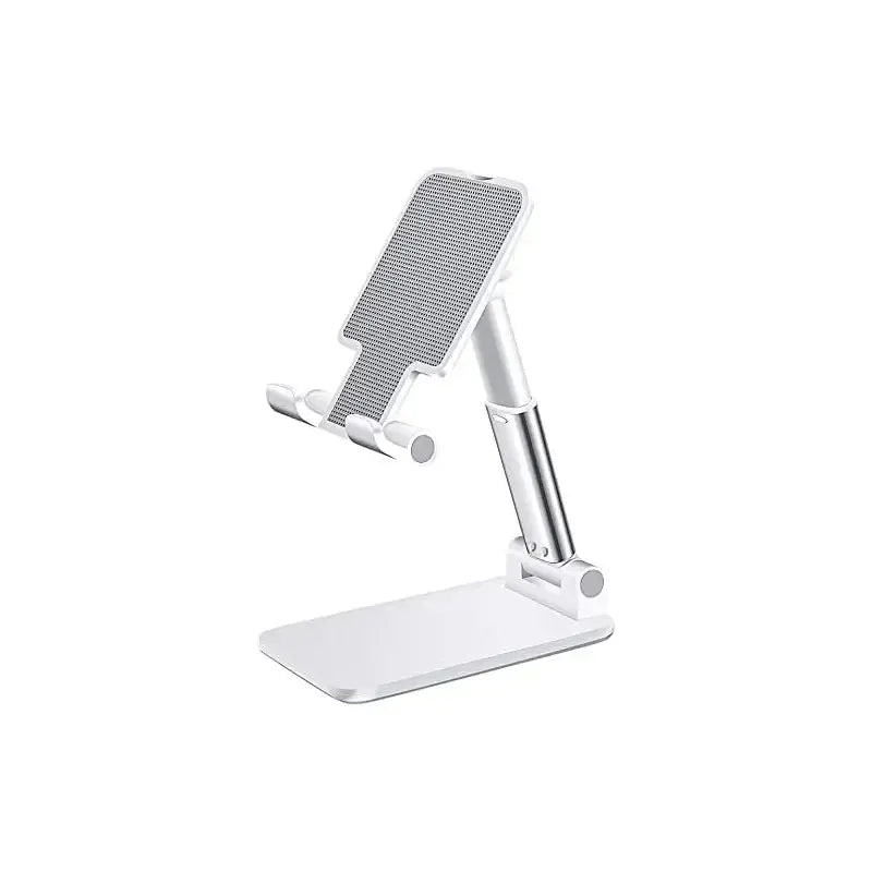 Adjustable Desktop Phone & Tablet Stand Holder white by HitMyNeed