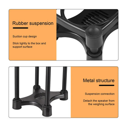 Adjustable Desktop Speaker Stands for 5-8" Monitors by HitMyNeed