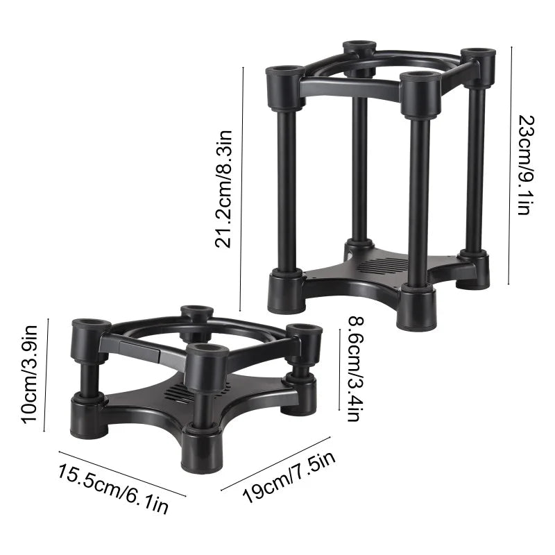 Adjustable Desktop Speaker Stands for 5-8" Monitors by HitMyNeed