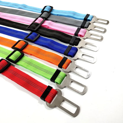Adjustable Dog Car Safety Belt with Bungee by HitMyNeed
