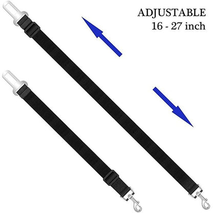 Adjustable Dog Car Seat Belt Safety Leash by HitMyNeed