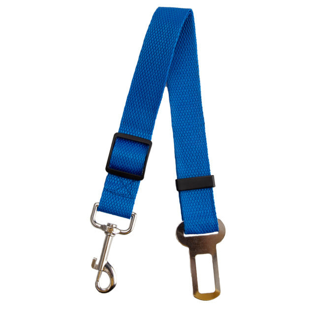 Adjustable Dog Car Seat Belt Safety Leash blue by HitMyNeed