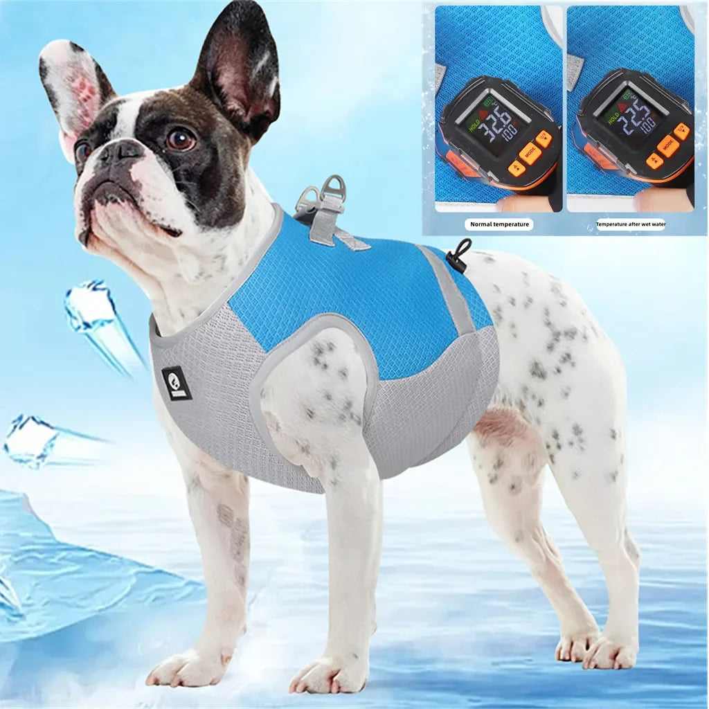 Adjustable Dog Cooling Vest and Harness by HitMyNeed