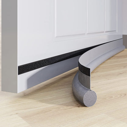 Adjustable Door Bottom Seal Strip Draft Stopper gray by HitMyNeed