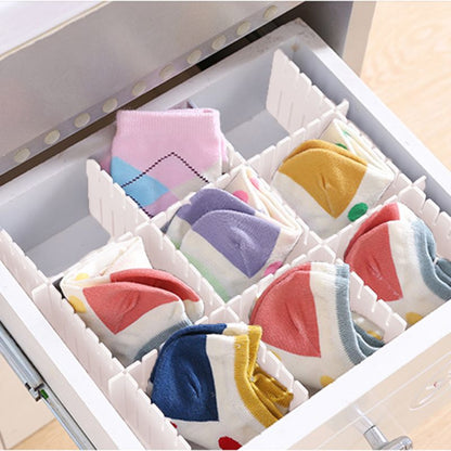 Adjustable Drawer Partition Organizer Set (8 Pcs) by HitMyNeed