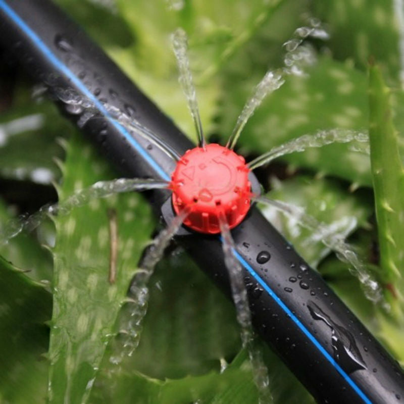 Adjustable Drip Irrigation Sprinkler Heads (100 Pcs) by HitMyNeed