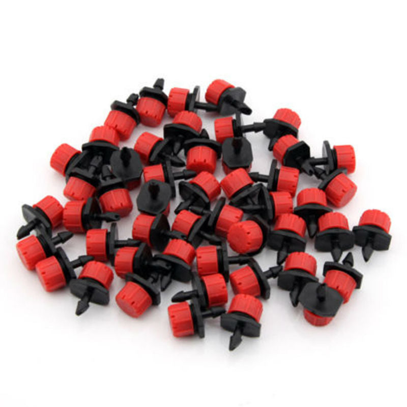 Adjustable Drip Irrigation Sprinkler Heads (100 Pcs) by HitMyNeed