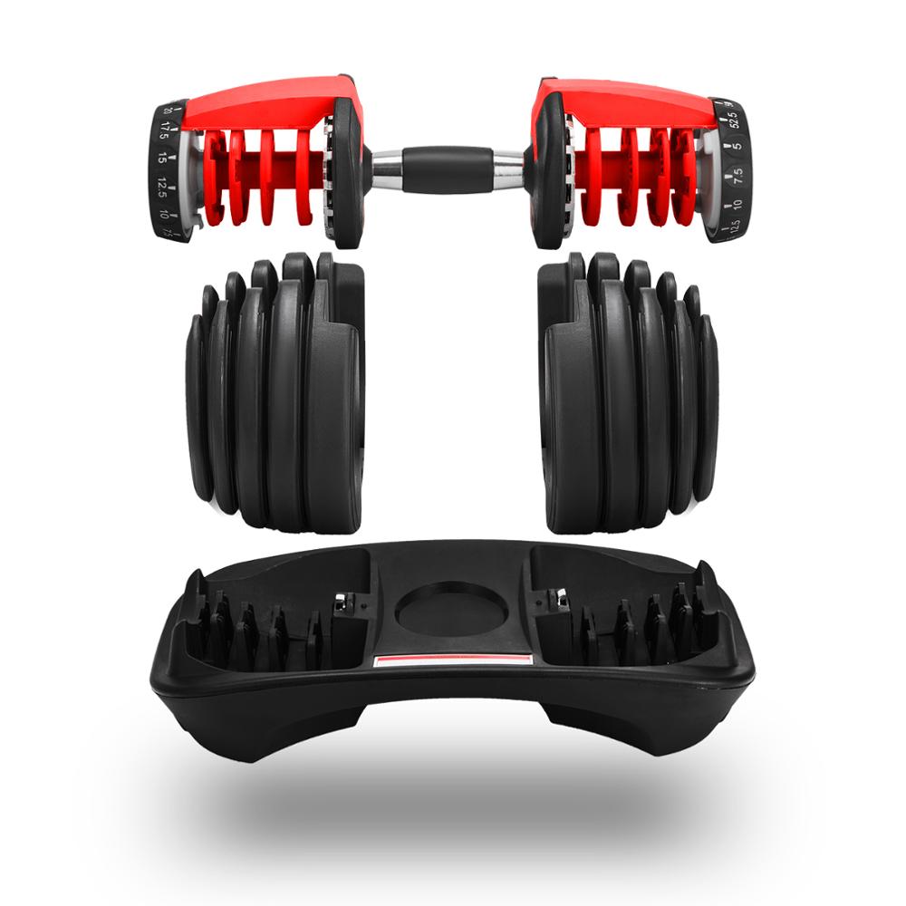 Adjustable Dumbbell 5-52.5 lb Single Weight Set by HitMyNeed