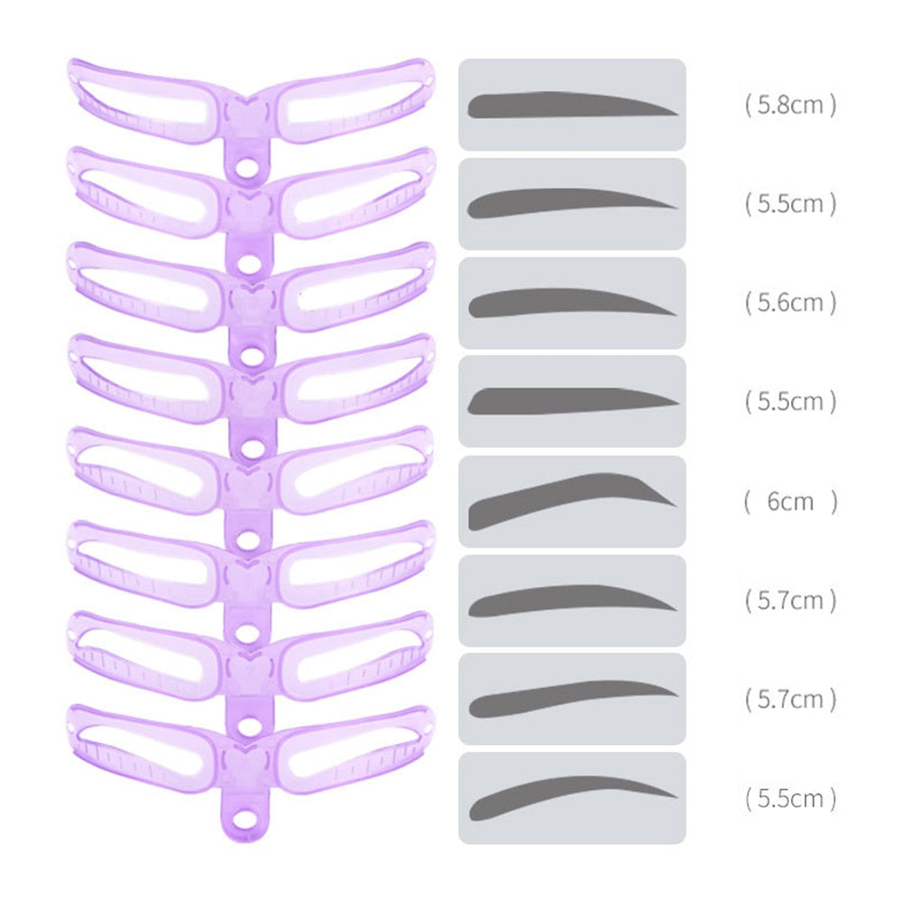 Adjustable Eyebrow Shaping Template Set by HitMyNeed