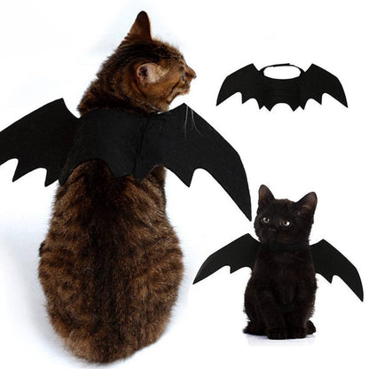 Adjustable Felt Bat Wings Costume for Cats by HitMyNeed