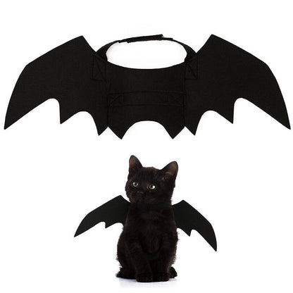 Adjustable Felt Bat Wings Costume for Cats by HitMyNeed
