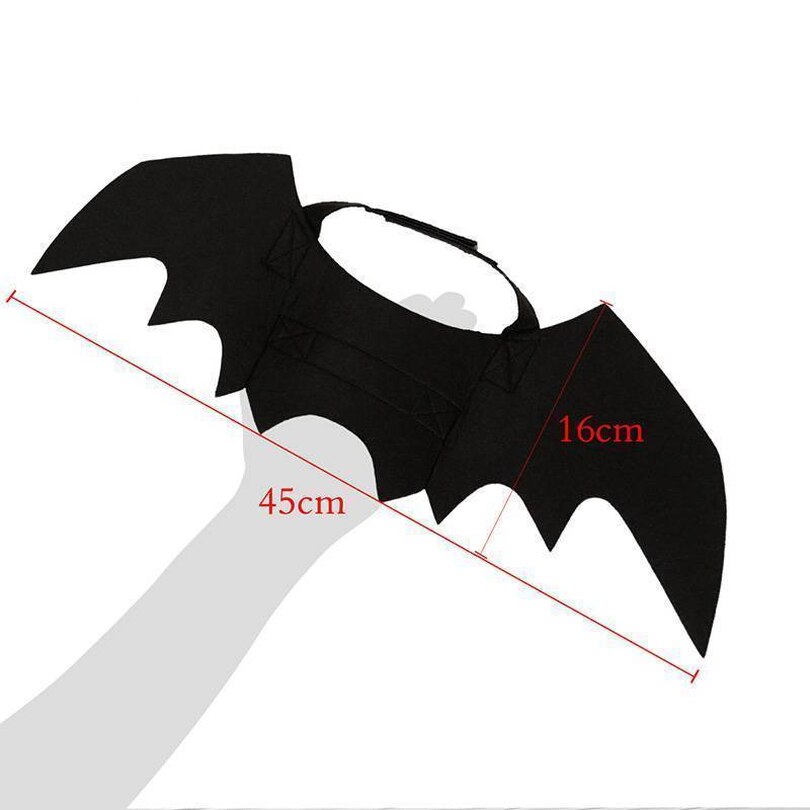 Adjustable Felt Bat Wings Costume for Cats by HitMyNeed