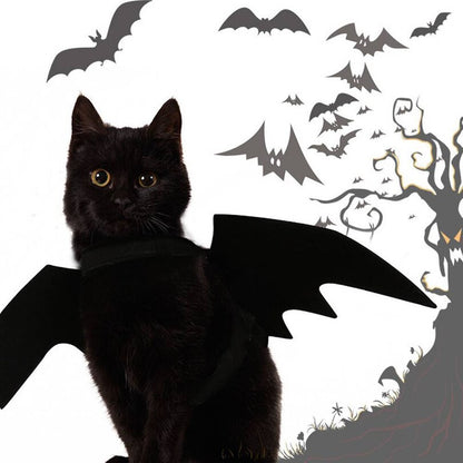 Adjustable Felt Bat Wings Costume for Cats by HitMyNeed