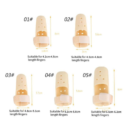 Adjustable Finger Splint Brace Set, 5 Pack by HitMyNeed