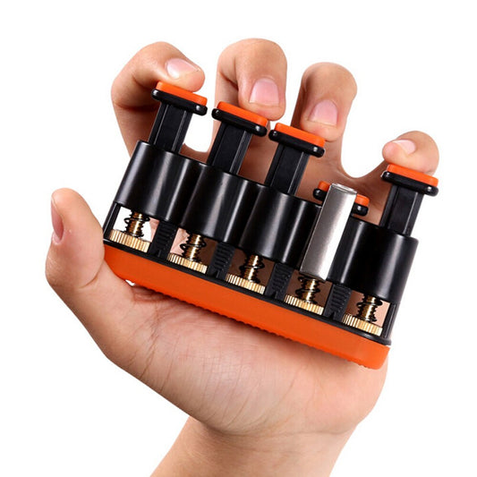 Adjustable Finger Trainer Grip Strengthener orange by HitMyNeed