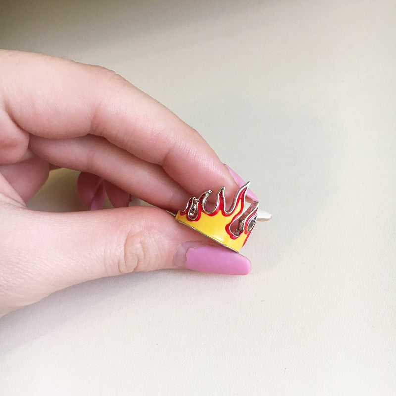 Adjustable Flame Ring for Cosplay and Daily Wear by HitMyNeed