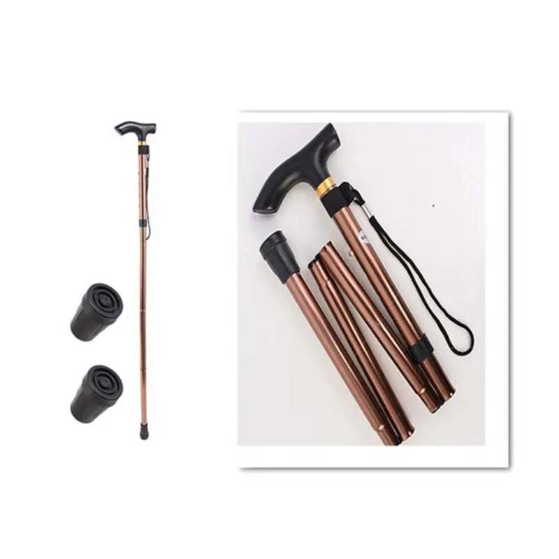 Adjustable Folding Aluminum Walking Stick 83-94cm by HitMyNeed