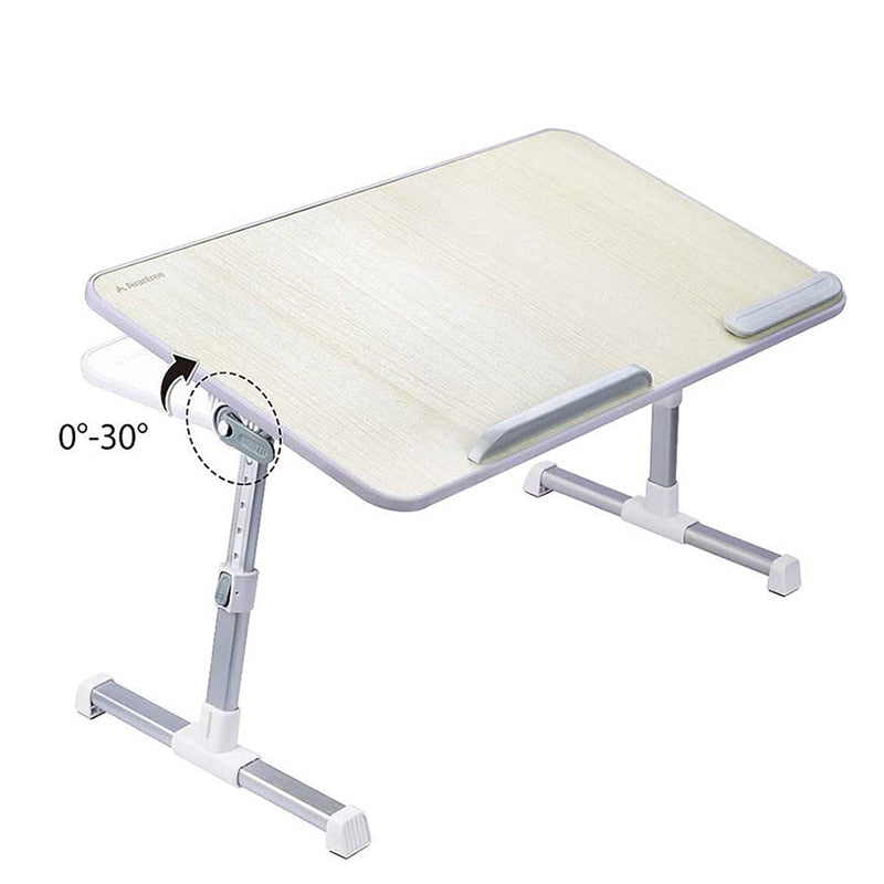 Adjustable Folding Laptop Desk with Wrist Rest by HitMyNeed