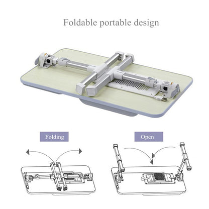 Adjustable Folding Laptop Desk with Wrist Rest by HitMyNeed